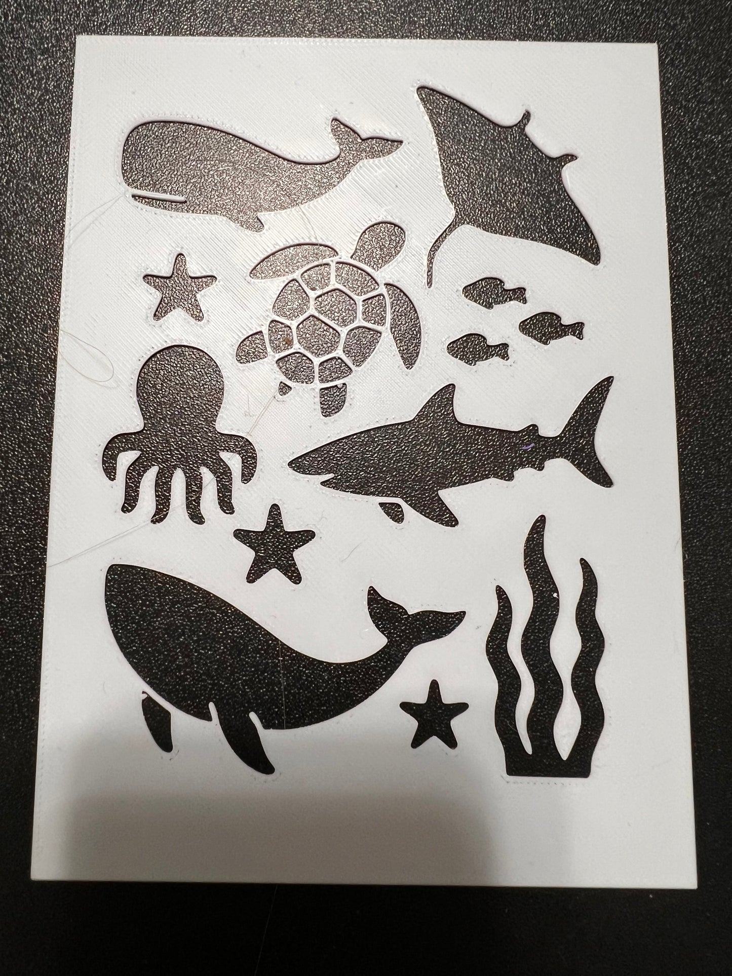 海洋生物消字板＿和諧粉彩適用